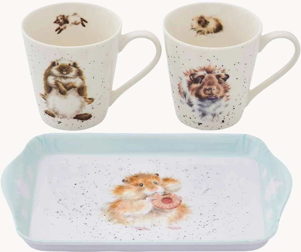 Mokken en dienbladset Diet Starts, 3-delig