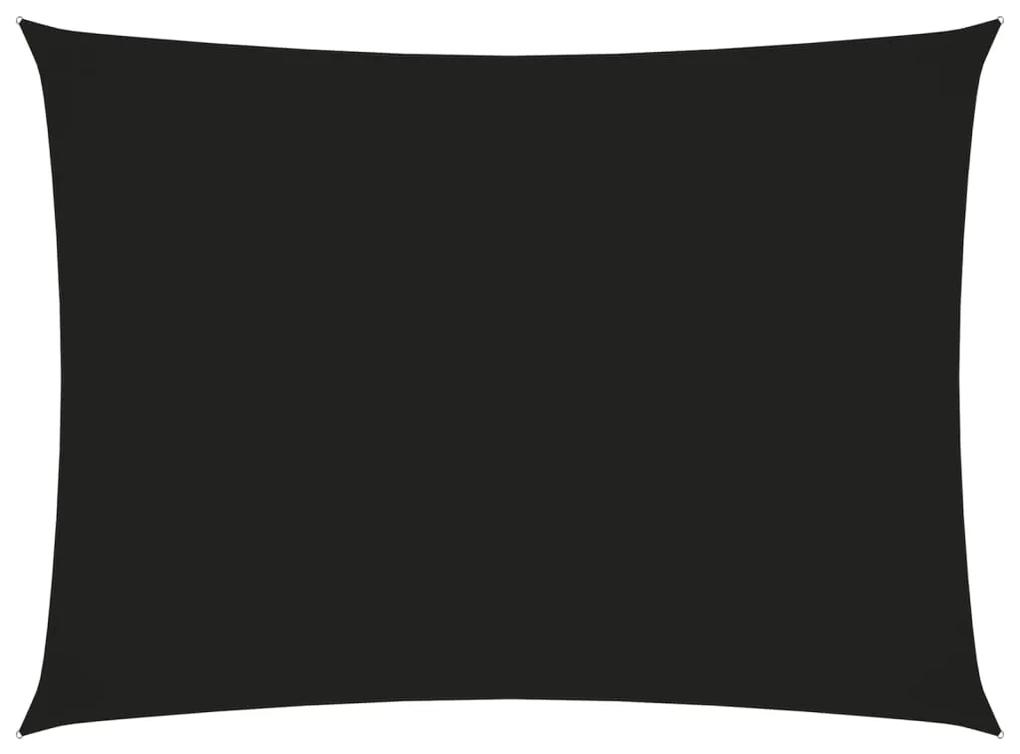 vidaXL Zonnescherm rechthoekig 3,5x5 m oxford stof zwart