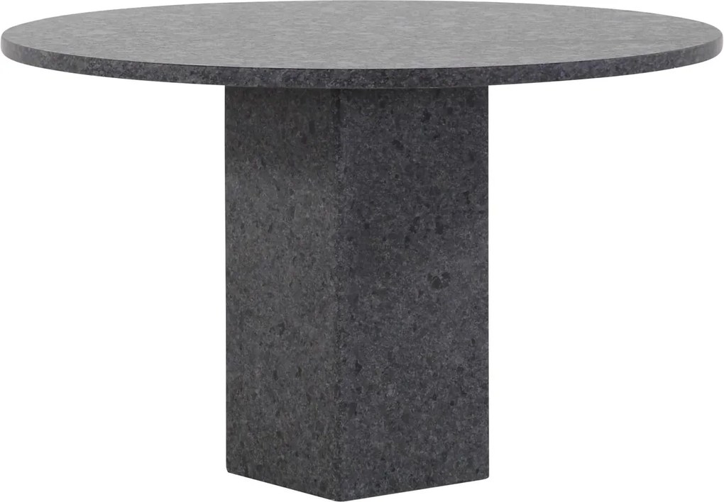 Tuinset Ronde Tuintafel 120 cm Aluminium/textileen Grijs 4 personen Osmen Joliet/Graniet