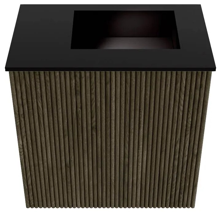 Mondiaz Joya 40cm toiletmeubel shadow met wastafel faye rechts zonder kraangat urban