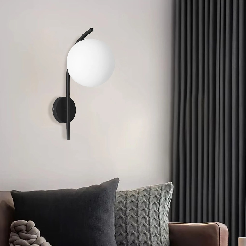 Wandlamp G103-1W BLACK