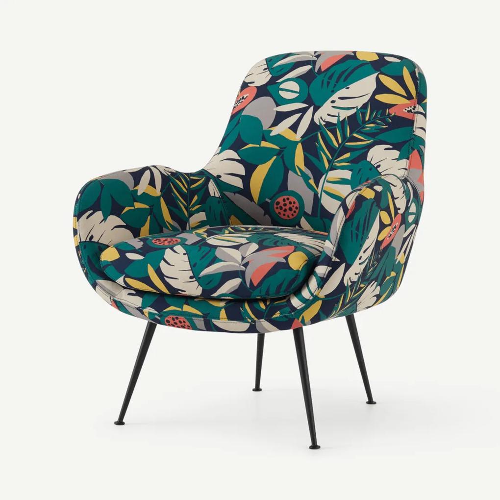 Moby fauteuil, curator patroon stof