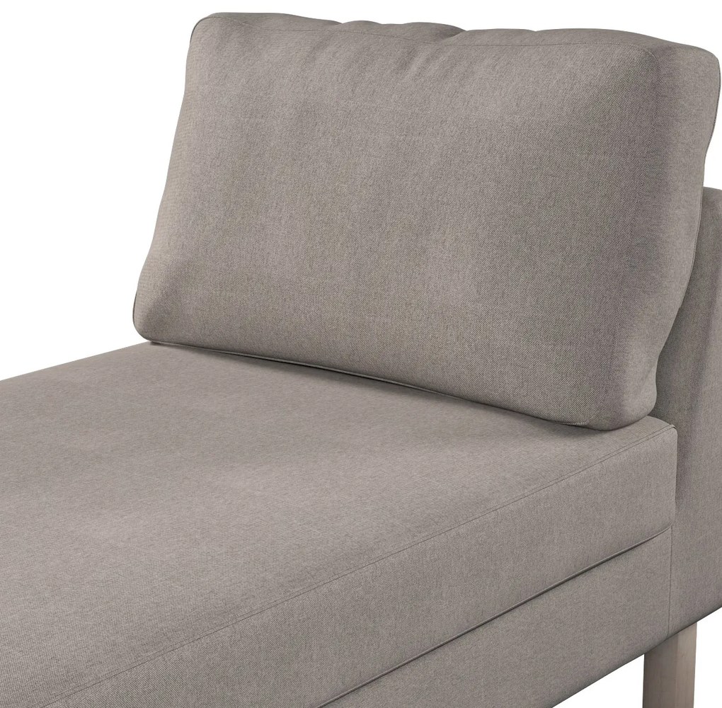 Dekoria Zitbankhoes, Karlstad chaise longue, beige-grijs
