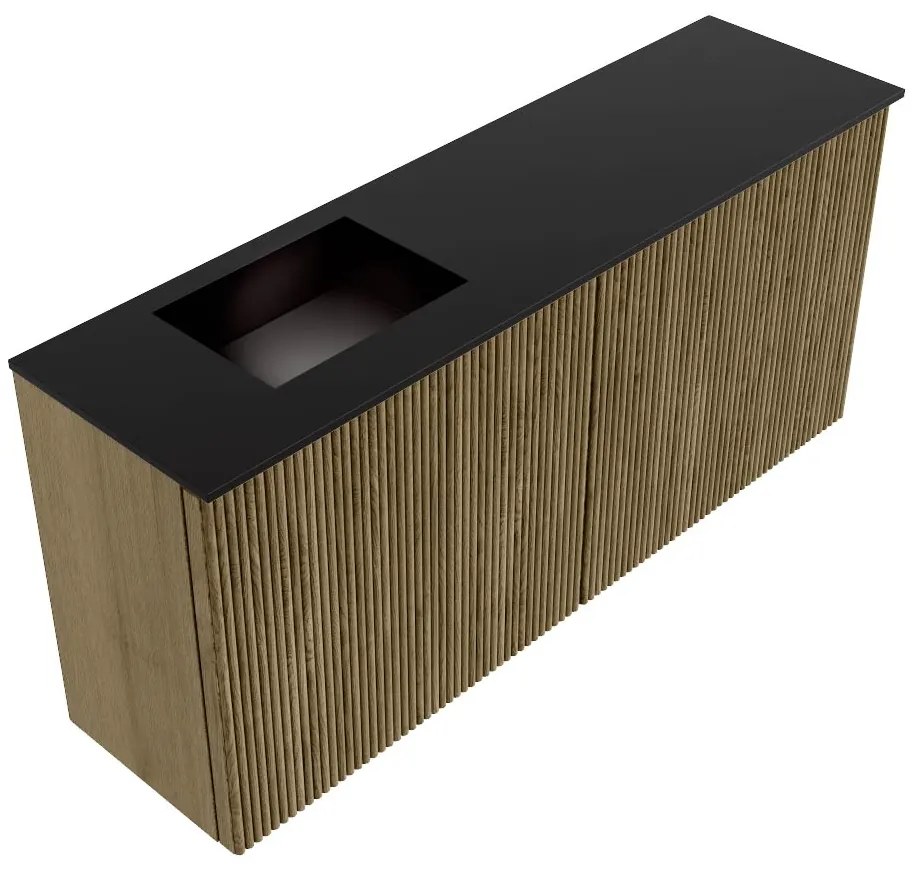 Mondiaz Joya 90cm toiletmeubel dusk met wastafel faye links 1 kraangat urban