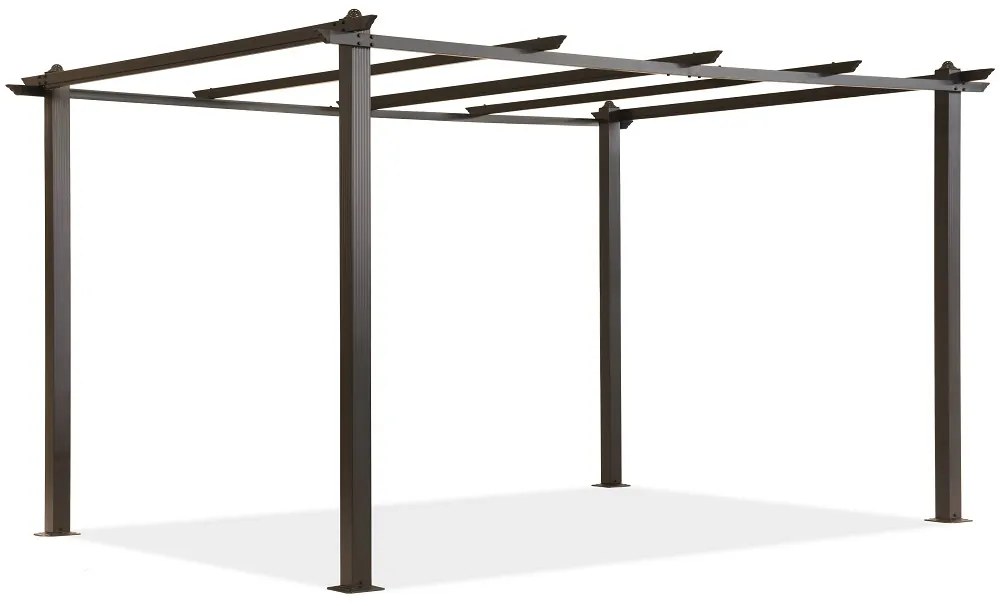 Barbados 3 x 4 m houten tuinpunt metalen terras pergola frame