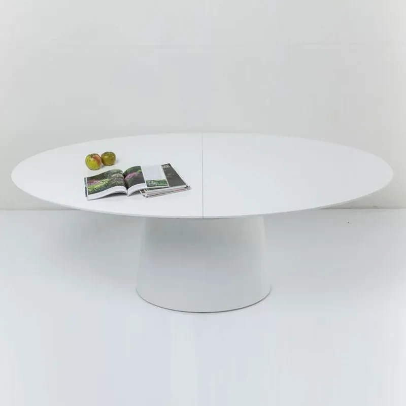 Kare Design Benvenuto Uitschuifbare Eettafel Ovaal Wit