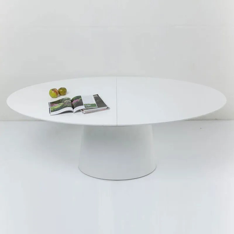 Uitschuifbare Eettafel Ovaal Wit