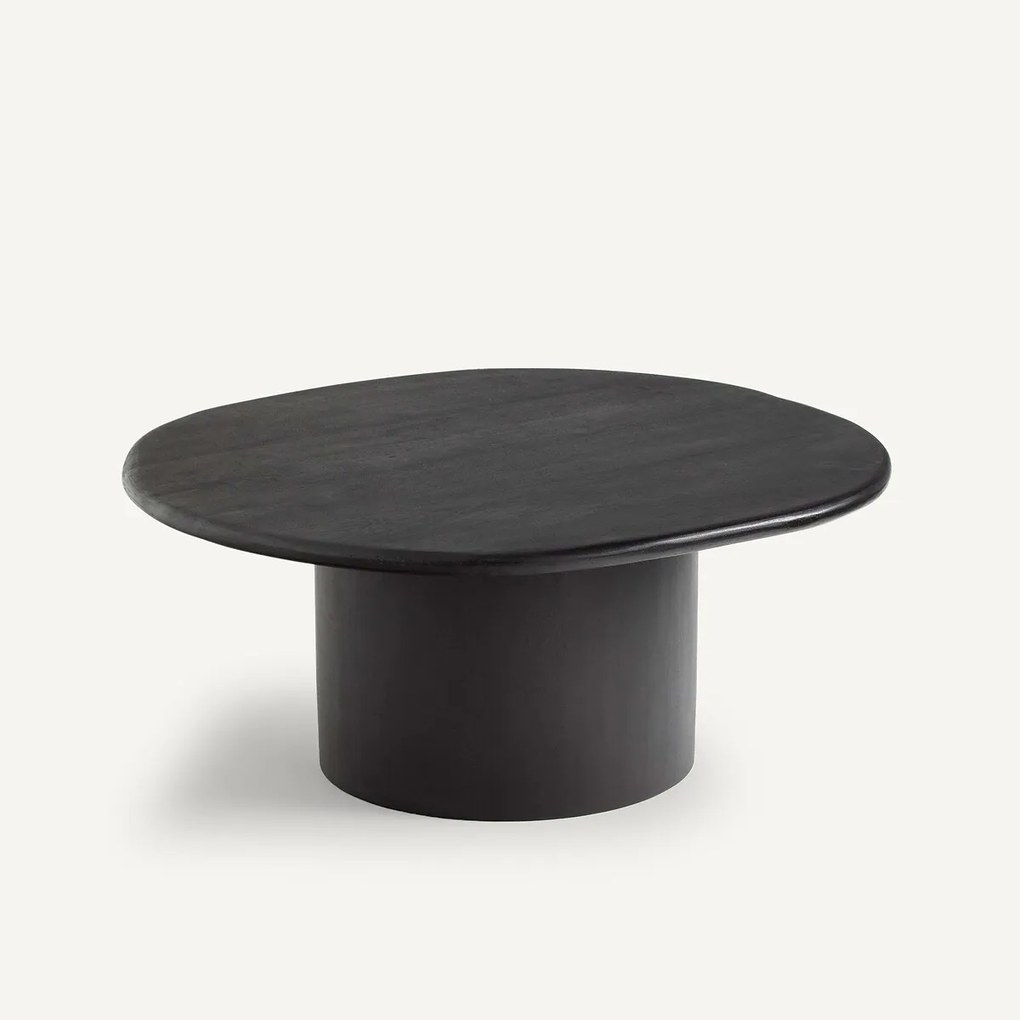 Salontafel in massief acacia, hoogte 38,5 cm, Oreus