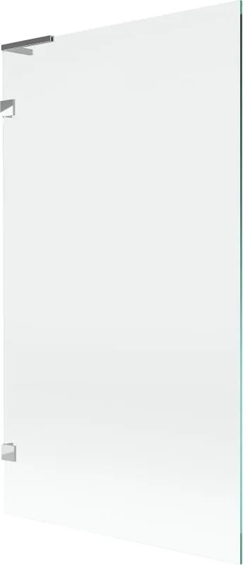Mexen Lunar L badwand 1-deurs 100 x 150 cm, transparant, chroom - 897L-100-000-01-00