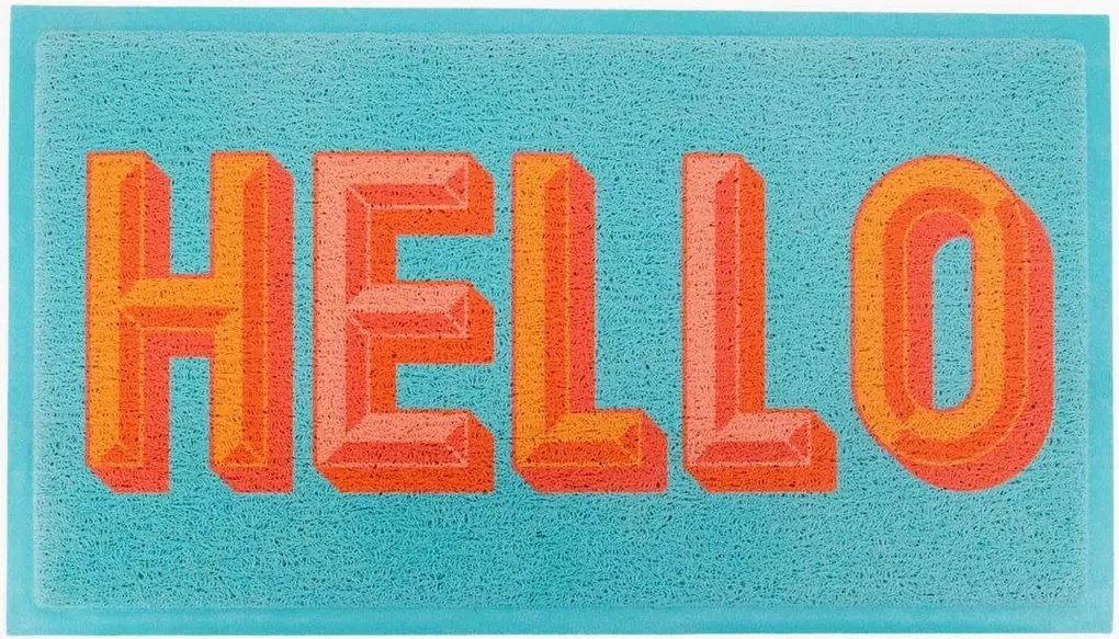 In- & outdoor vuilopvangmat Hello