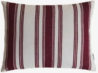 Rechthoekig Kussen 30x40 Cm In Norvek-linnen Wijnrood - Gardeniawit - Sklum