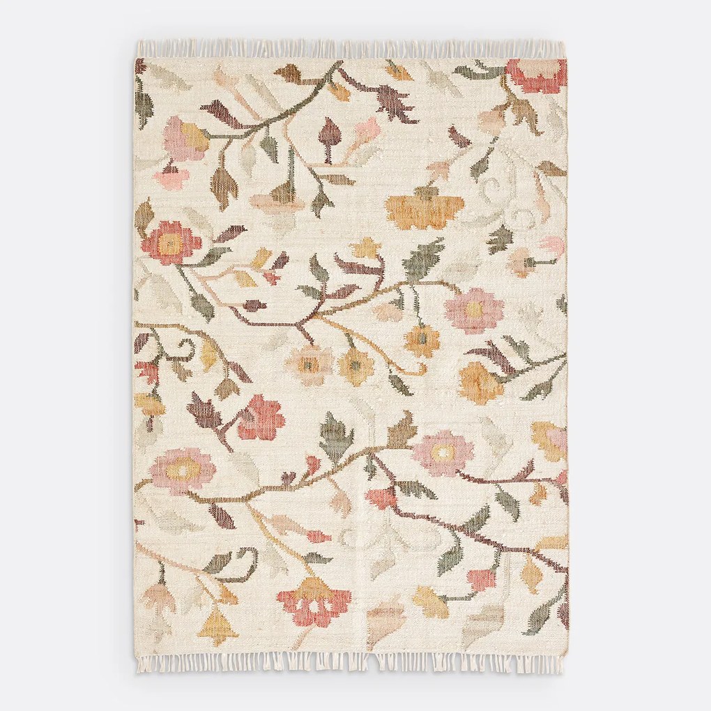 Kilim vloerkleed in jute, Flotissy