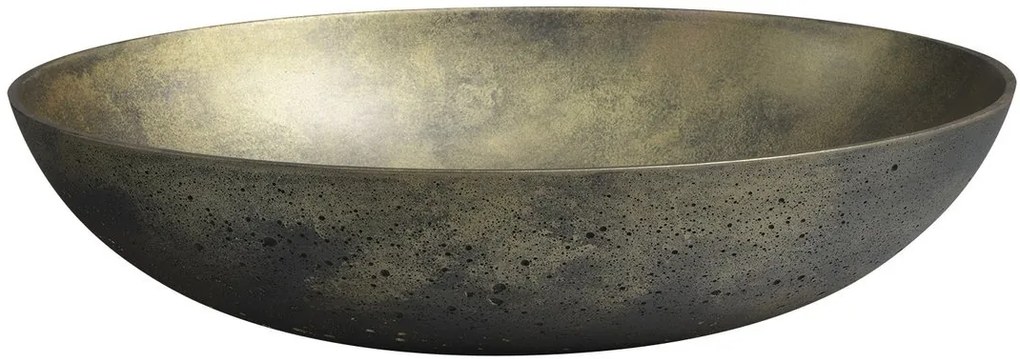 Sapho Formigo betonnen wastafel goud 60x14x40cm
