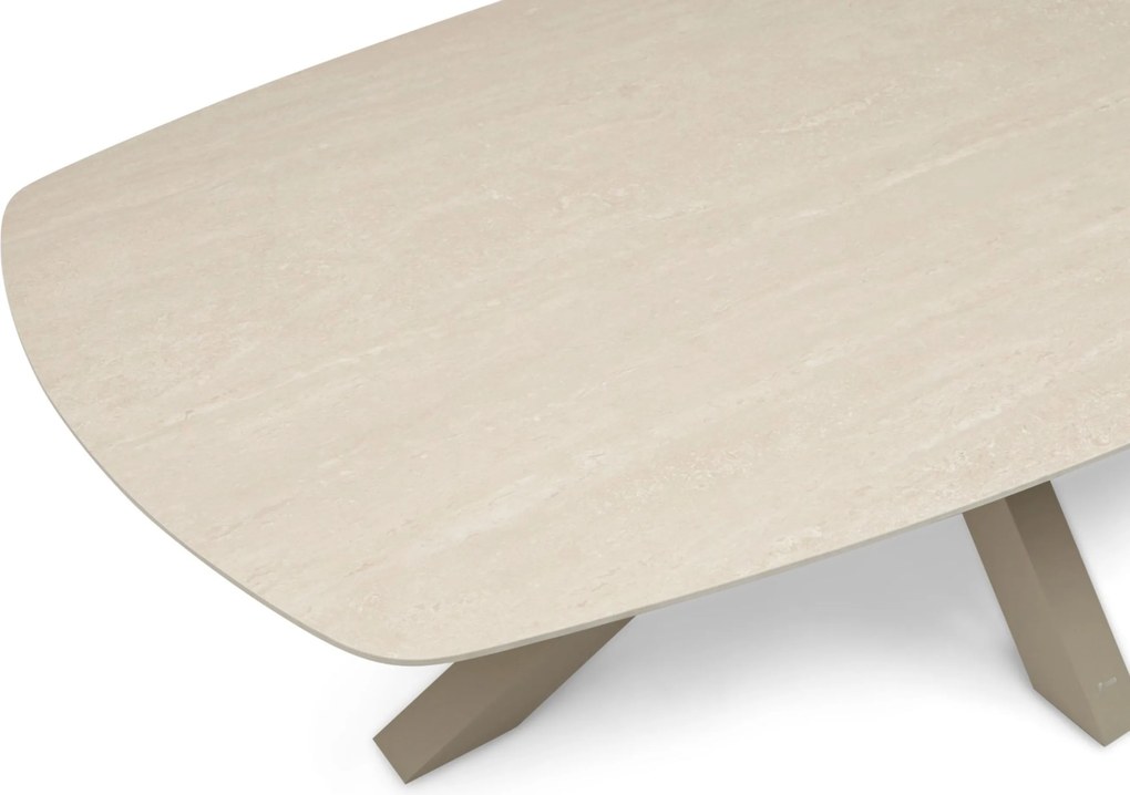 Dining Tuintafel rechthoekig 240 x 120 cm Zand/Beige Voyage