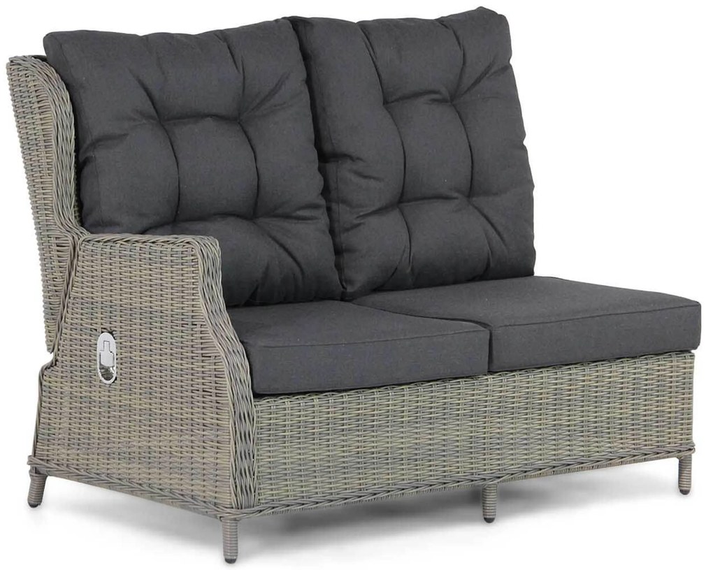 Dining Loungeset 6 personen Wicker Taupe Garden Collections Chicago/Brighton