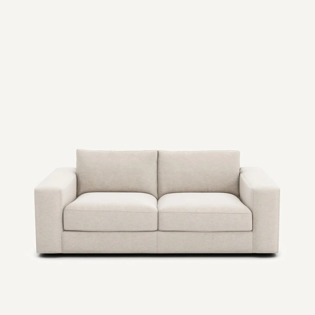 Compacte 3-zitsbank in gevlekt canvas, SKANDER