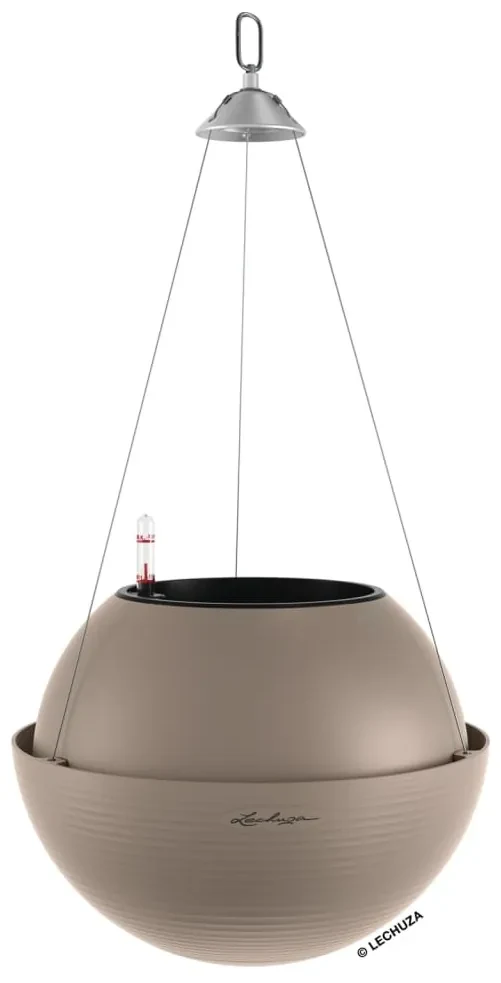 LECHUZA Hangplantenbak BOLA Color 32 ALL-IN-ONE zandbruin