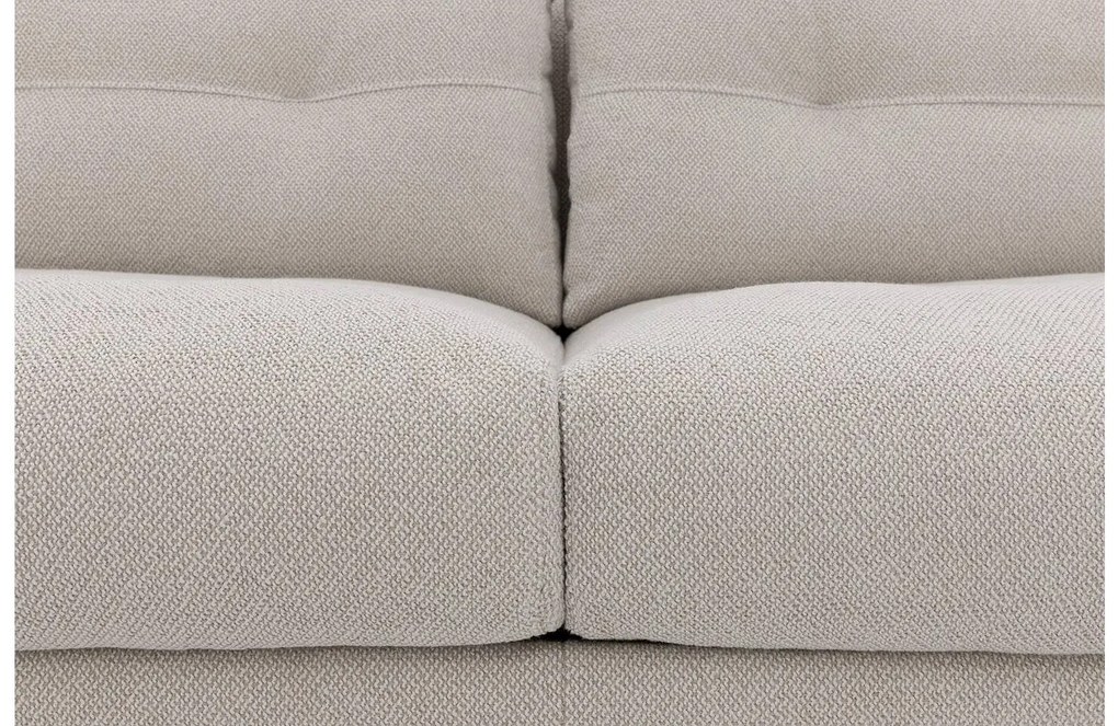 Goossens Excellent Bank Gs-2105 beige, stof, 3-zits, elegant chic