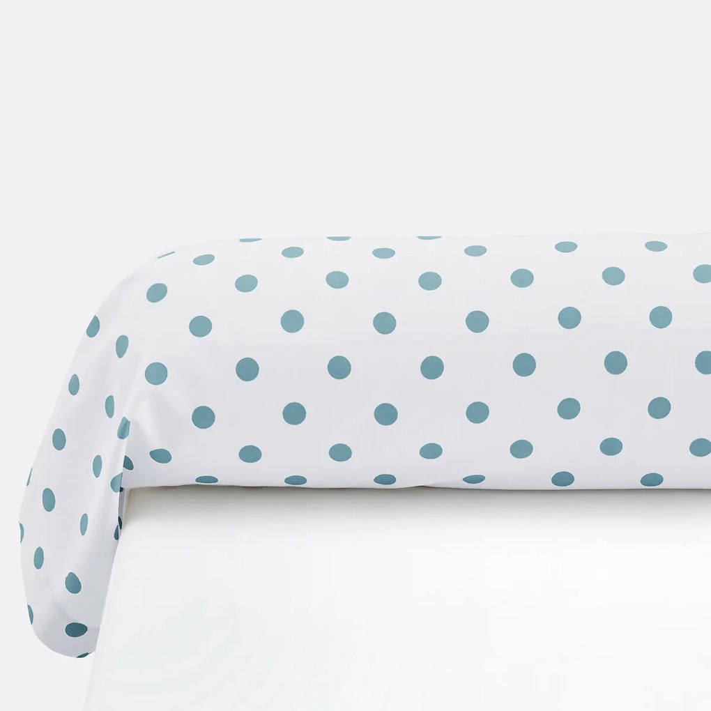 Kussensloop in flanel met stippenprint, Clarisse