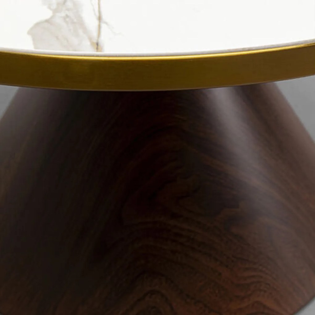 Kare Design Cono Ronde Salontafel Marmer - 70 X 70cm.