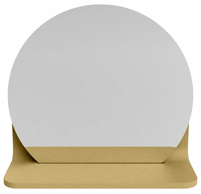 Mondiaz Spot spiegel rond Ø30cm met planchet oro