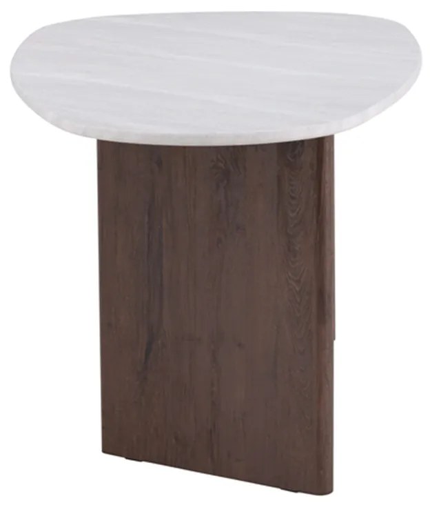 Organische Eettafel Klein Bruin - 180 X 90cm.