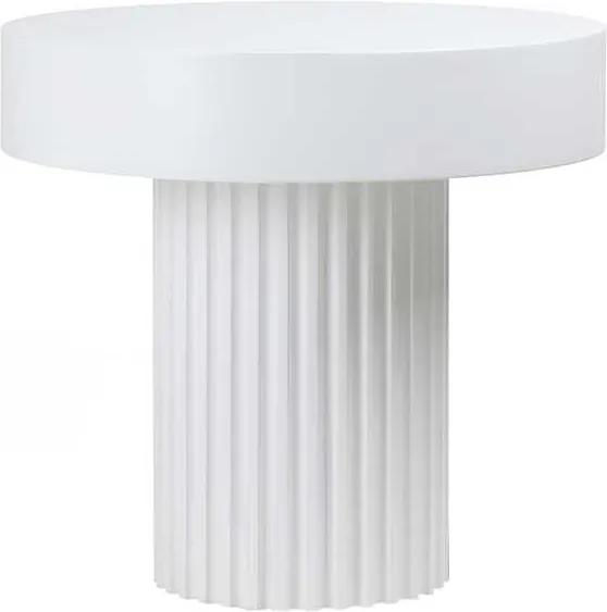 HKliving Pillar salontafel rond wit