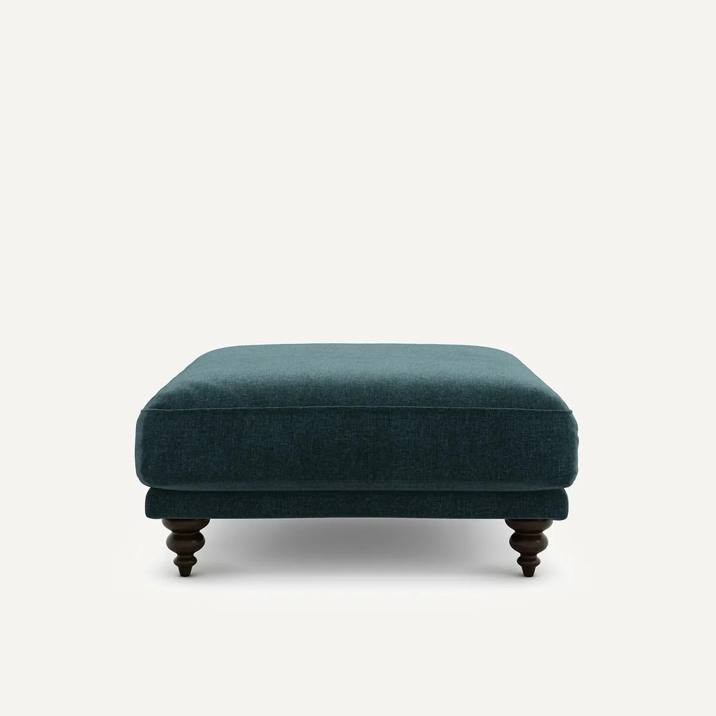 Voetenbank van fluweel chenille, Lazare