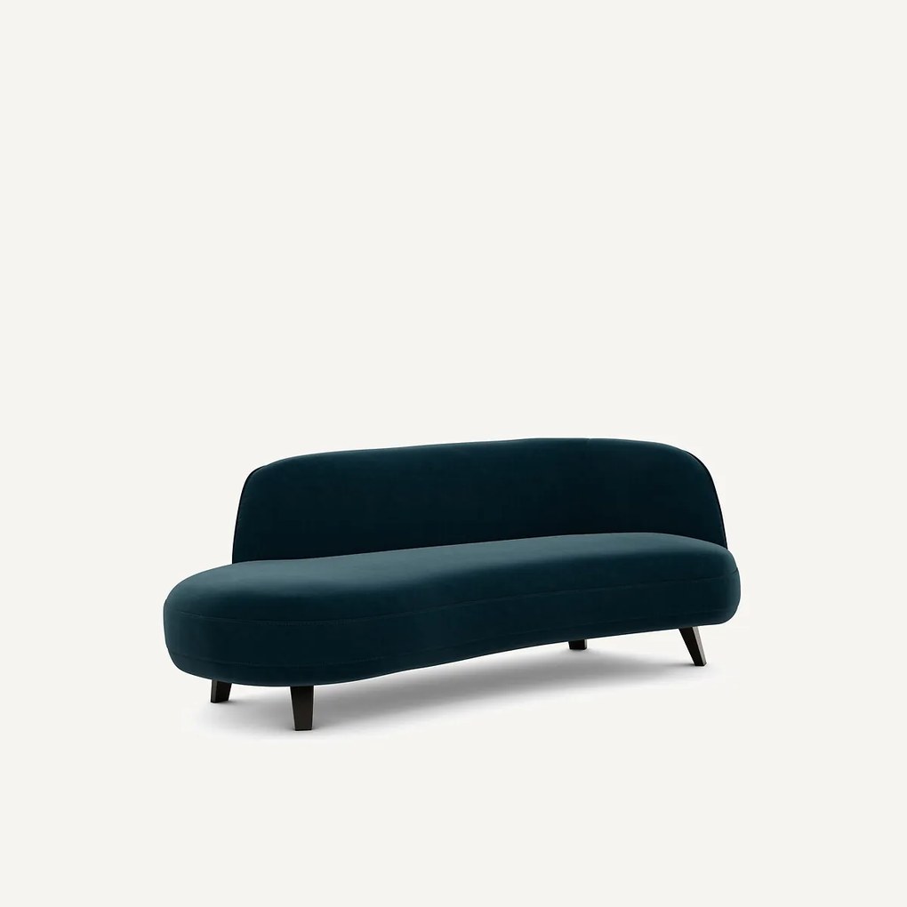 Slaapbank, fluweel, ROSEBURY, ontwerp Emmanuel Gallina