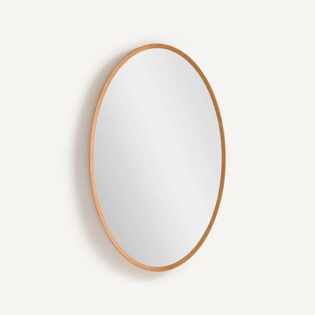 Massief eiken ovale spiegel, Orion