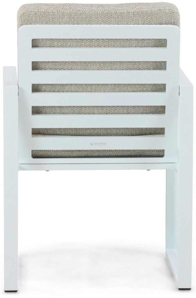 Tuinstoel Aluminium Wit Lifestyle Garden Furniture Nuno