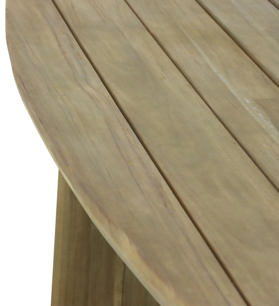 Dining Tuintafel 240 x 120 cm Teak Old teak greywash Falcon