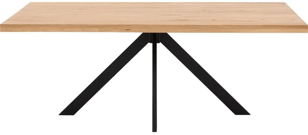 Goossens Eettafel Blade, Strak blad 200 x 100 cm 6 cm dik