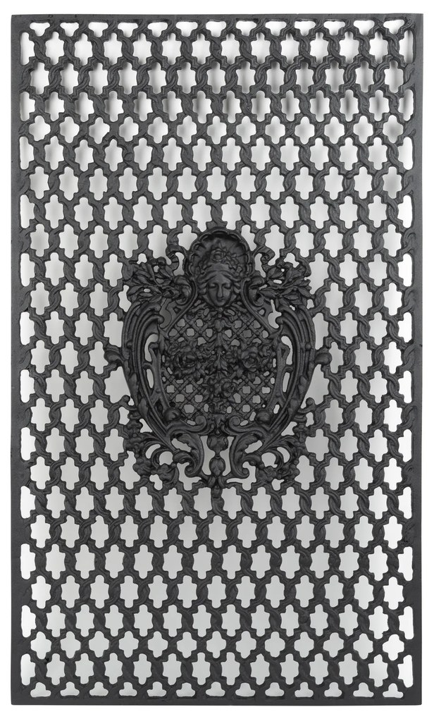 Deurrooster H75,5 x B59cm Engelornament R 457