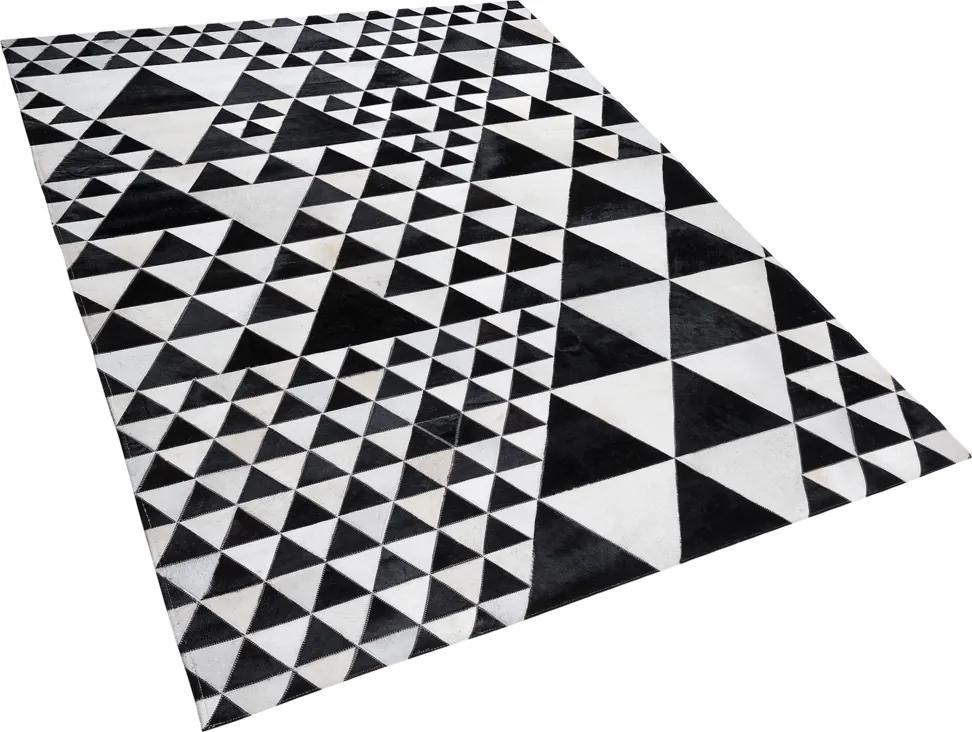 Vloerkleed zwart/wit 160 x 230 cm ODEMIS