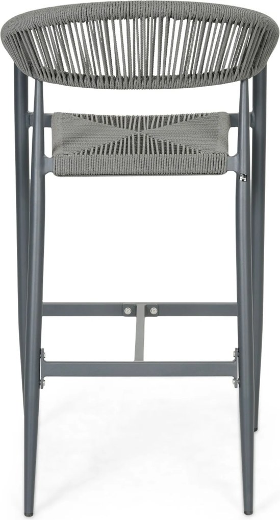 Barset 4 personen 150 cm Rope Grijs De Laan Projects