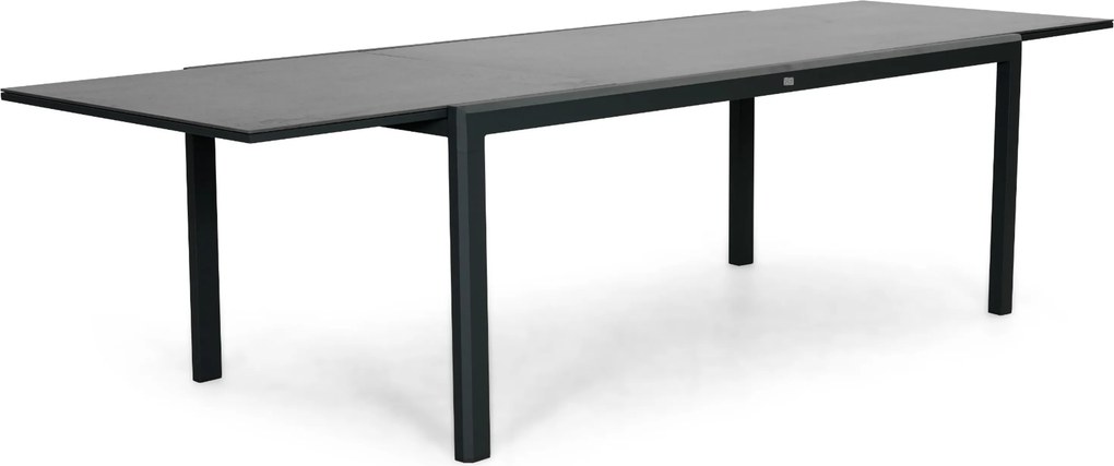 Dining Tuintafel rechthoekig uitschuifbaar 200/300x97 cm Grijs Tivario