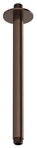 Hotbath Ace Plafondbuis - 30cm - rond - Geborsteld Koper PVD AC453BCP