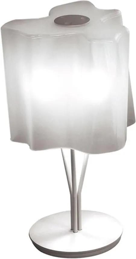 Artemide Logico tafellamp white silk onderstel aluminium
