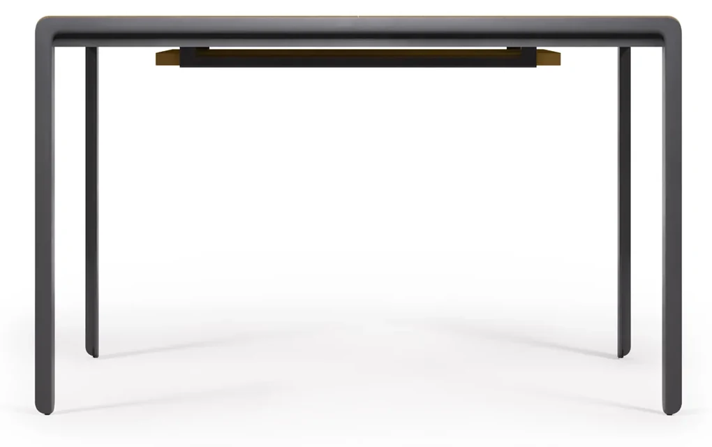 Kave Home Nadyria Design Eettafel Uitschuifbaar Walnoot 120-160 Cm