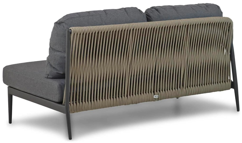 Hoek loungeset 5 personen Aluminium/Rope Taupe Coco Romeo