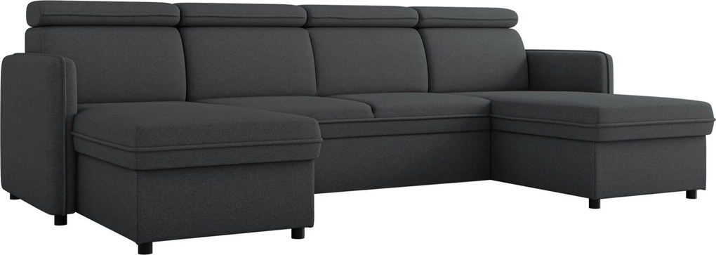 Hoekbank Temple 130, Aanwezig, Aanwezig, 284x166x84cm, 179 kg, Poten: Kunststof