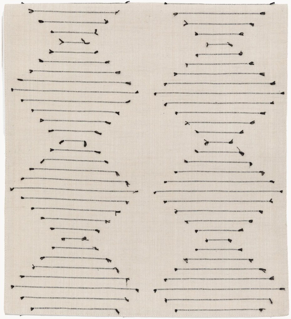 Katoenen tafelloper Diamond Weave