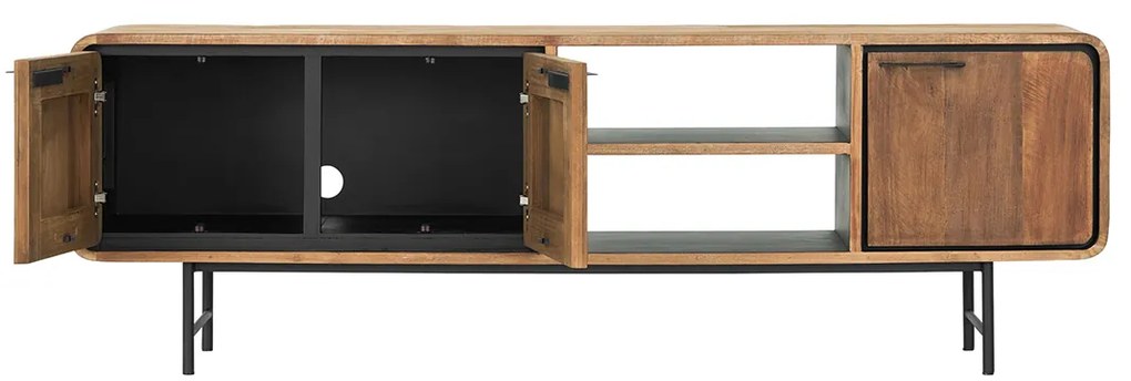 DTP Home Evo Tv-meubel Met Ronde Hoeken 185 Cm - 185x40x60cm.