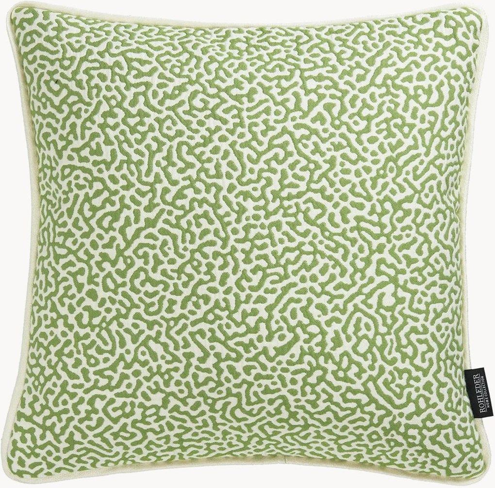 Handgemaakte kussenhoes Coral Green