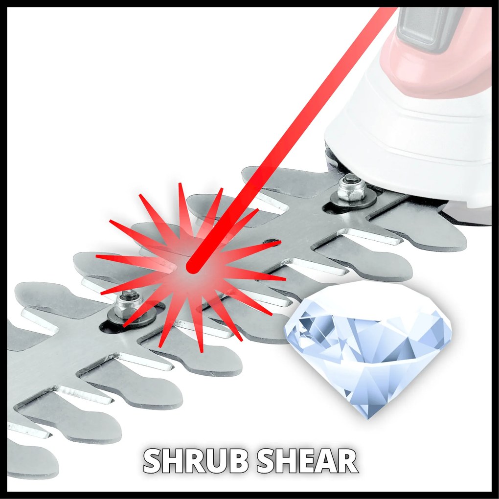 Einhell GE-CG 12 Li Accu Gras- en Heggenschaar