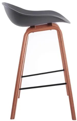 House of Rebels Barkruk - Romeo - 65 cm - Grijs - Hout - Set van 2 - House of Rebels