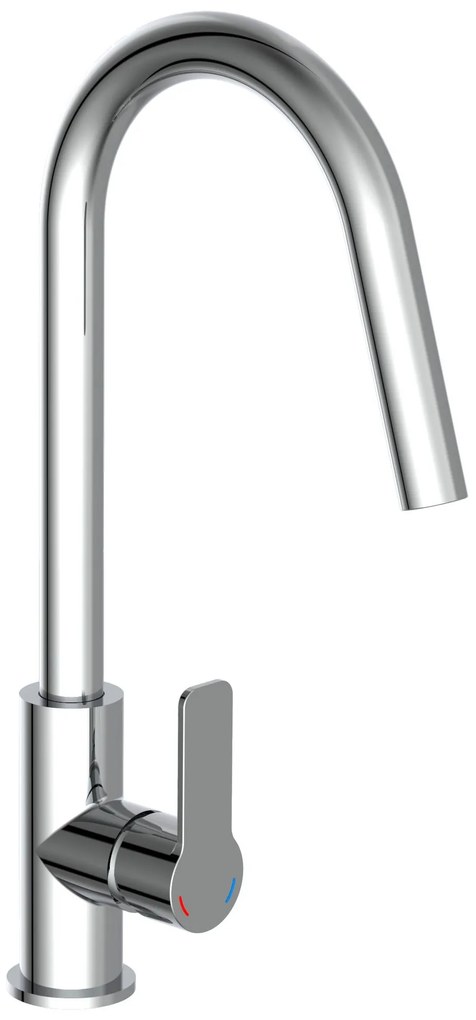 Schutte SWAN ééngreepsmengkraan keuken, chroom