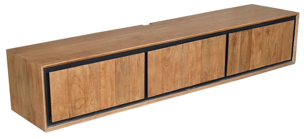 Starfurn RichWood Zwevend Tv-meubel Mangohout 160 Cm - 160x35x30cm.