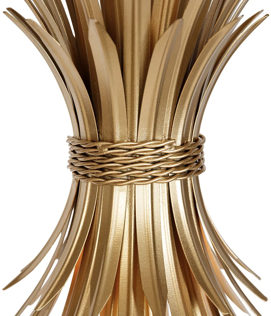 Art Deco hanglamp goud met zwart - Wesley Art Deco E27 Binnenverlichting Lamp